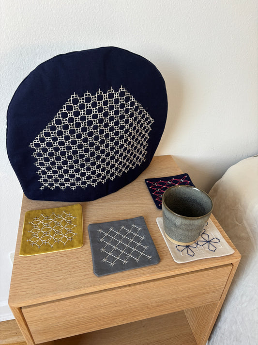 Tehætte & 4 coasters